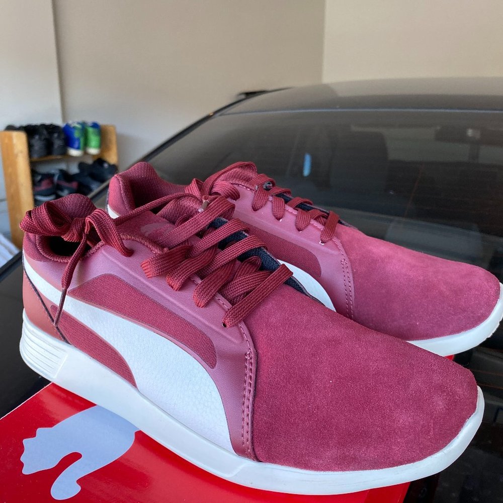 Red Puma Men's Shoes (ST Trainer Evo SD)